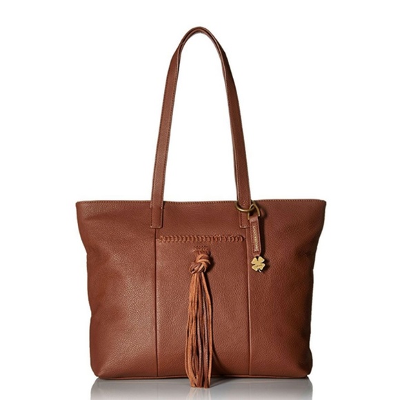 Lucky Brand Handbags - Lucky Brand Carmen Leather Tote Brandy